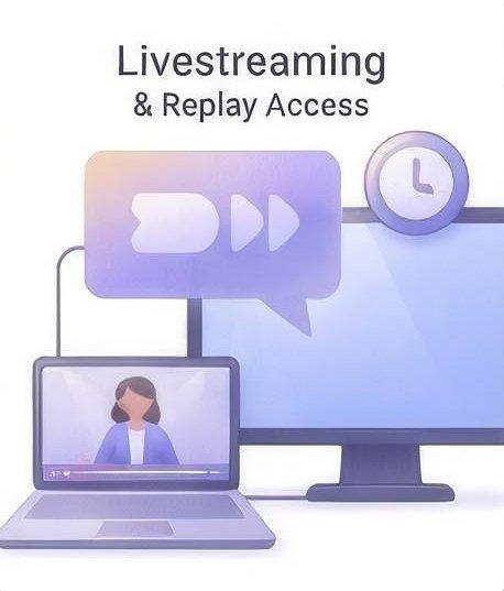 Livestreaming & Replay Access